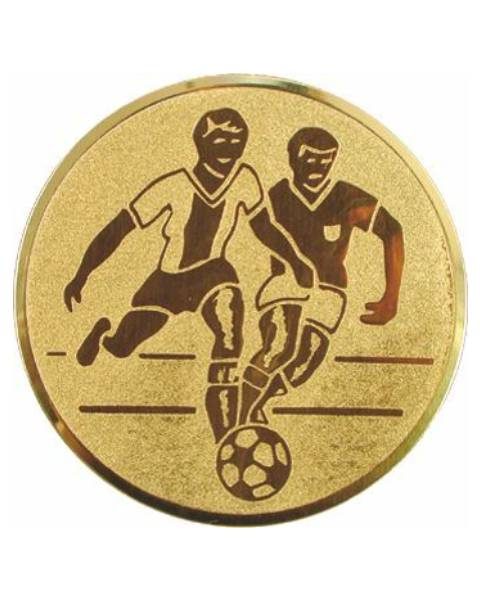 Emblém zlatý - futbal, 50mm