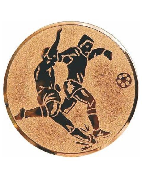Emblém bronz - futbal, 50mm