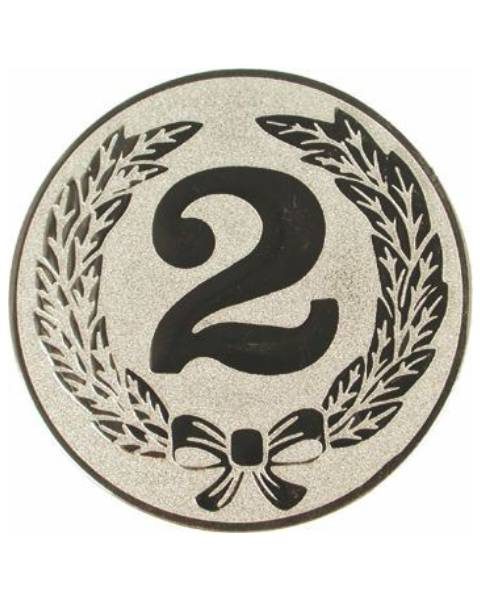 Emblém striebro - 2. miesto, 25mm