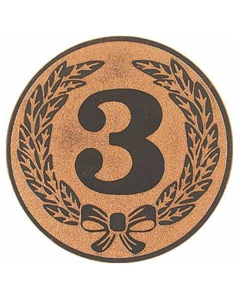 Emblém bronz - 3. miesto, 50mm