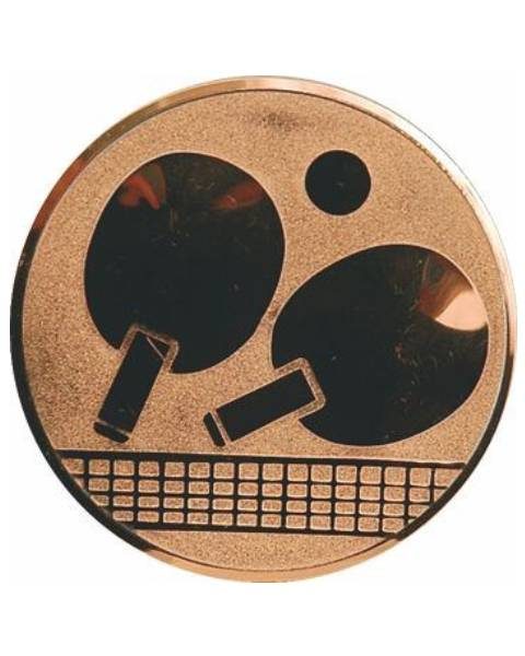 Emblém bronz - stolný tenis, 50mm