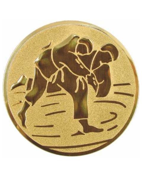 Emblém zlatý - džudo, 50mm