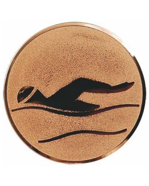 Emblém bronz - plávanie, 50mm