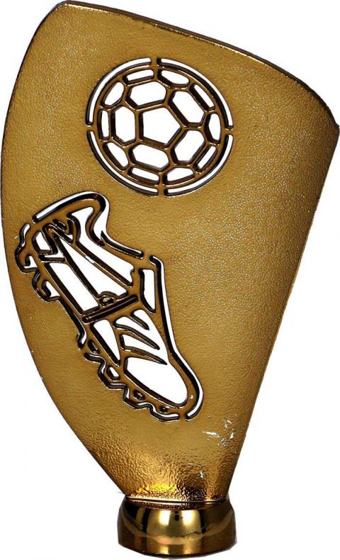 Figúrka plastová futbal bronzová, výška 11 cm