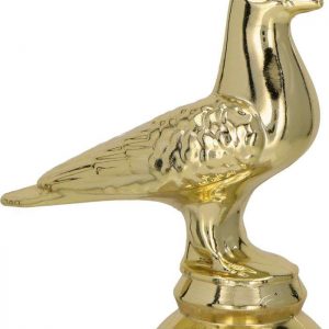 Figúrka plast. holub zlatý, výška 6cm