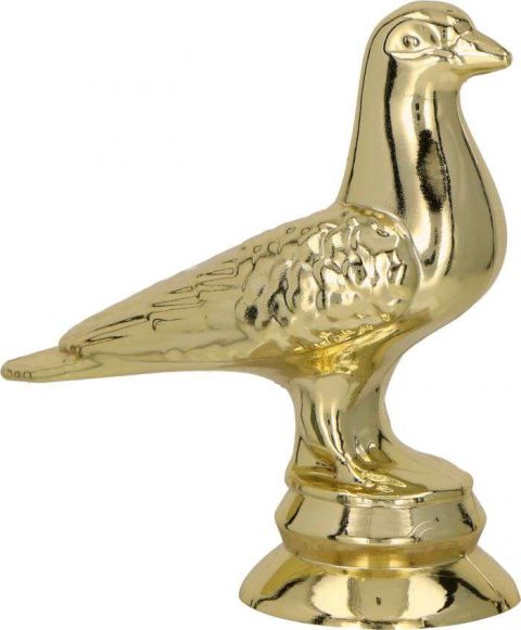 Figúrka plast. holub zlatý, výška 6cm