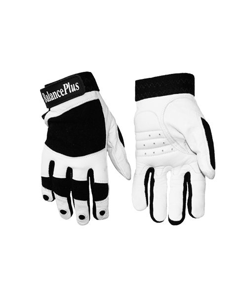 Pánske curlingové rukavice White Leather gloves
